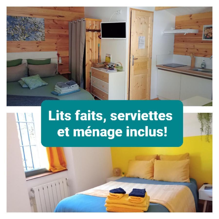 Chalet "Le Petit Olivier" Gites Appart 'Hotel L'Echappee Belle D'Aubenas Logement 2 Sur 3 Exteriér fotografie